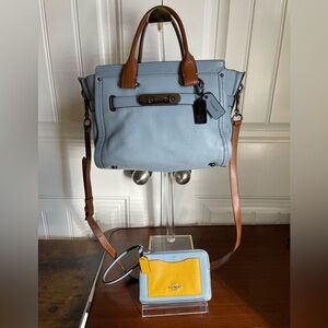 Coach Swagger 27 Carryall with Keychain Wallet